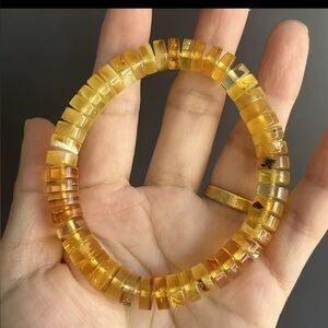 %100 Genuine Baltic amber bracelet 13.9 g